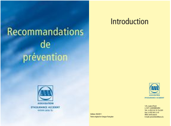 R00 Introduction – Recommandations de prévention