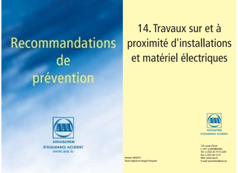 R14 Travaux sur et à proximité d’installations et matériel électriques – Recommandations de prévention