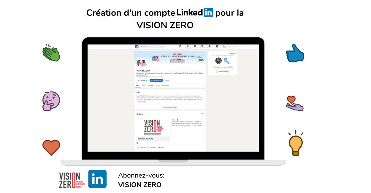 La VISION ZERO désormais active sur LinkedIn - VISION ZERO